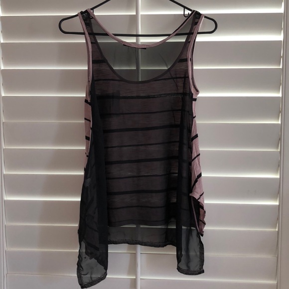 [5 for $25] See through back stripe tank top - Picture 3 of 3
